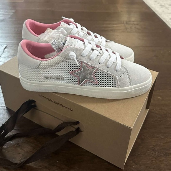 VINTAGE HAVANA-FREE Sneakers-7.5-neon pink pop. Brand new - Picture 4 of 9